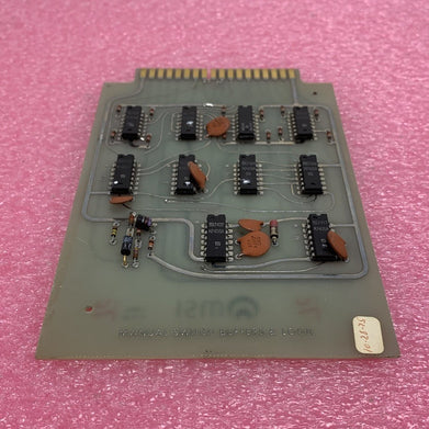 MSI Vintage 1975 Manual Switch Buffers & Logic 24866 Micromedic Card