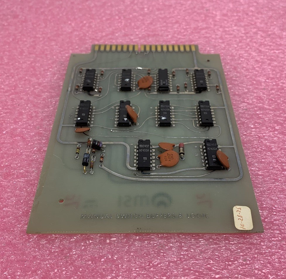MSI Vintage 1975 Manual Switch Buffers & Logic 24866 Micromedic Card