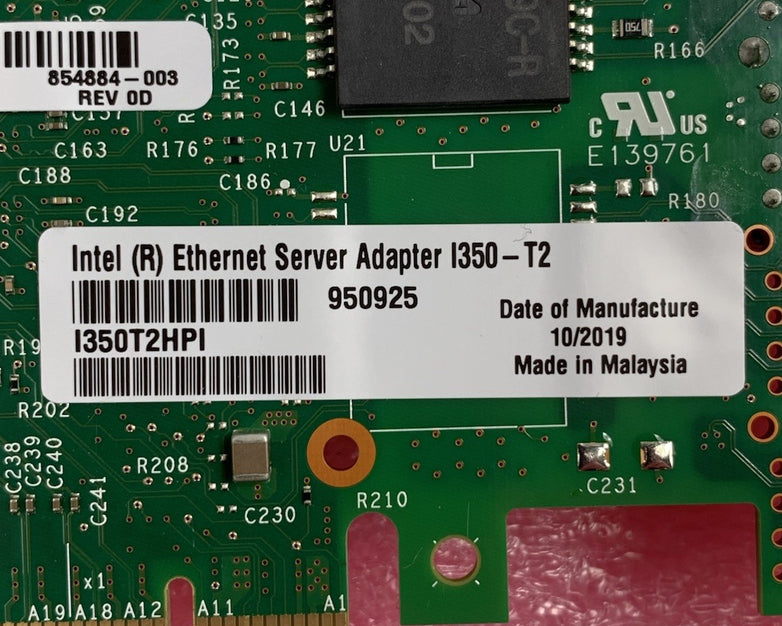 Intel (R) I350-T2 Ethernet Server Adapter