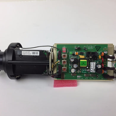 Hitachi VK-S214R Surveillance Camera with WTI-WL6 Lens and 110V AC Power Board
