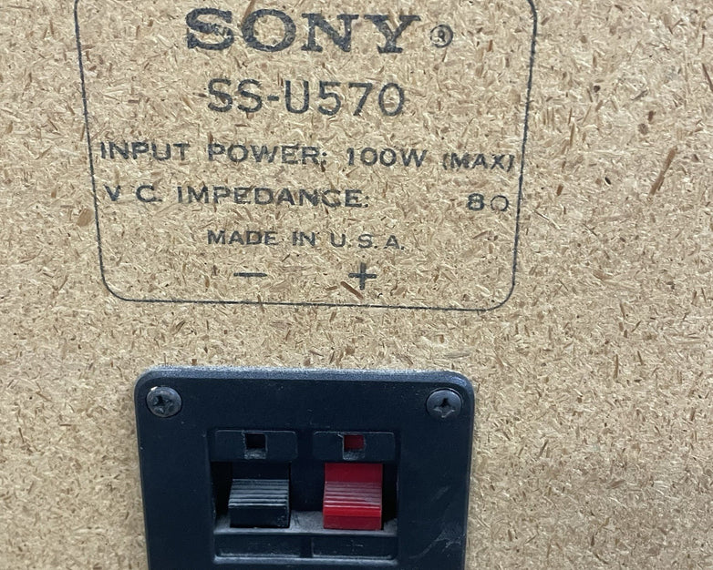Dual Sony SS-U570 Floor Speakers