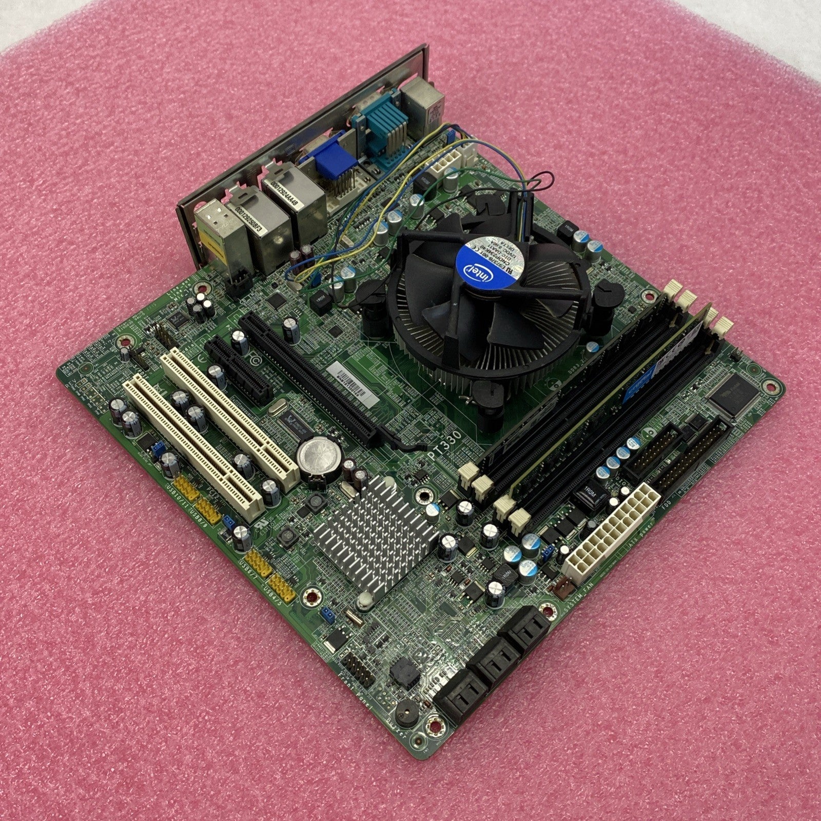 DFI PT330 Motherboard Intel Core i5-660 3.3GHz 4GB RAM w/ Shield