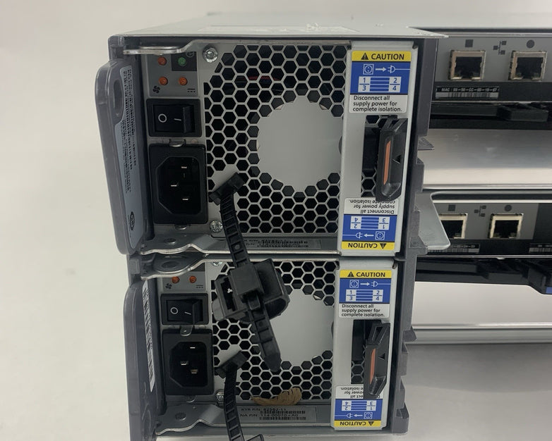 NetApp DS4243 NAJ‑0801 4U 24‑Bay Disk Shelf Chassis 2x IOM3 4x PSUs No HDDs