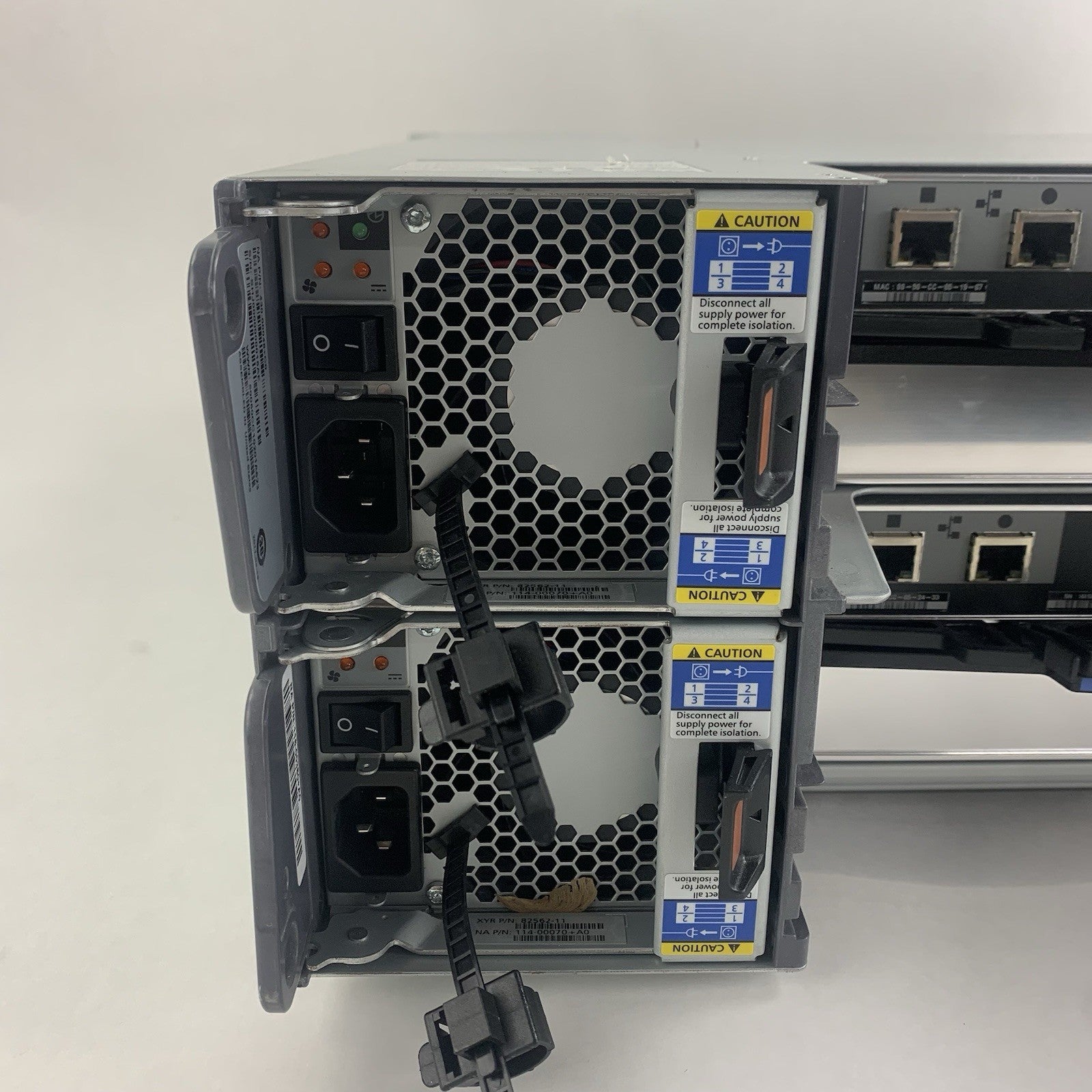NetApp DS4243 NAJ‑0801 4U 24‑Bay Disk Shelf Chassis 2x IOM3 4x PSUs No HDDs8