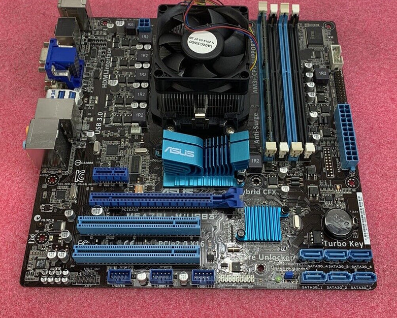 ASUS M5A78L-M/USB3 Motherboard AMD FX-4300 2.8GHz 8GB RAM w/Shield