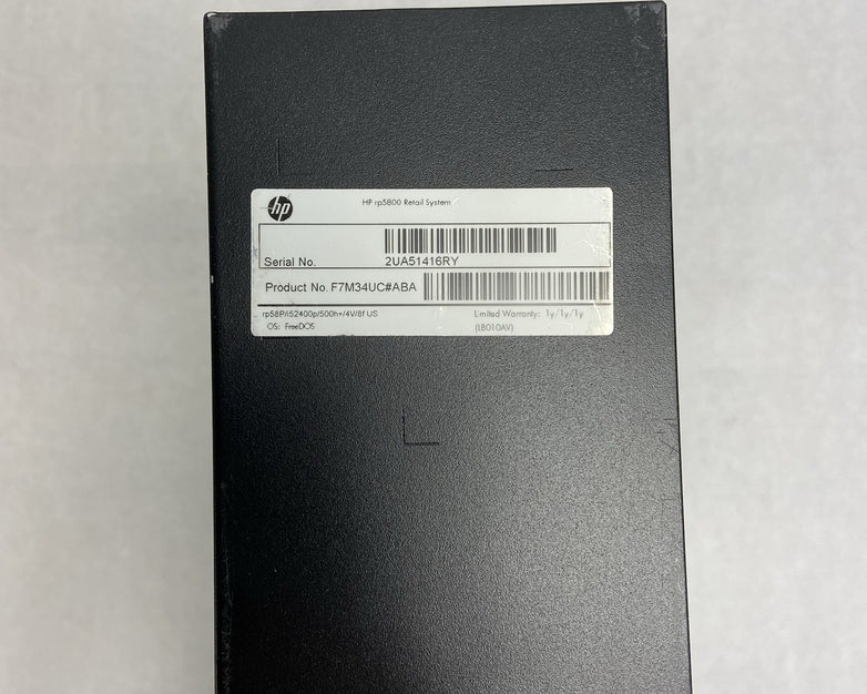 HP RP5800 DT Intel Core i5-2400 3.1GHz 4GB RAM No HDD No OS