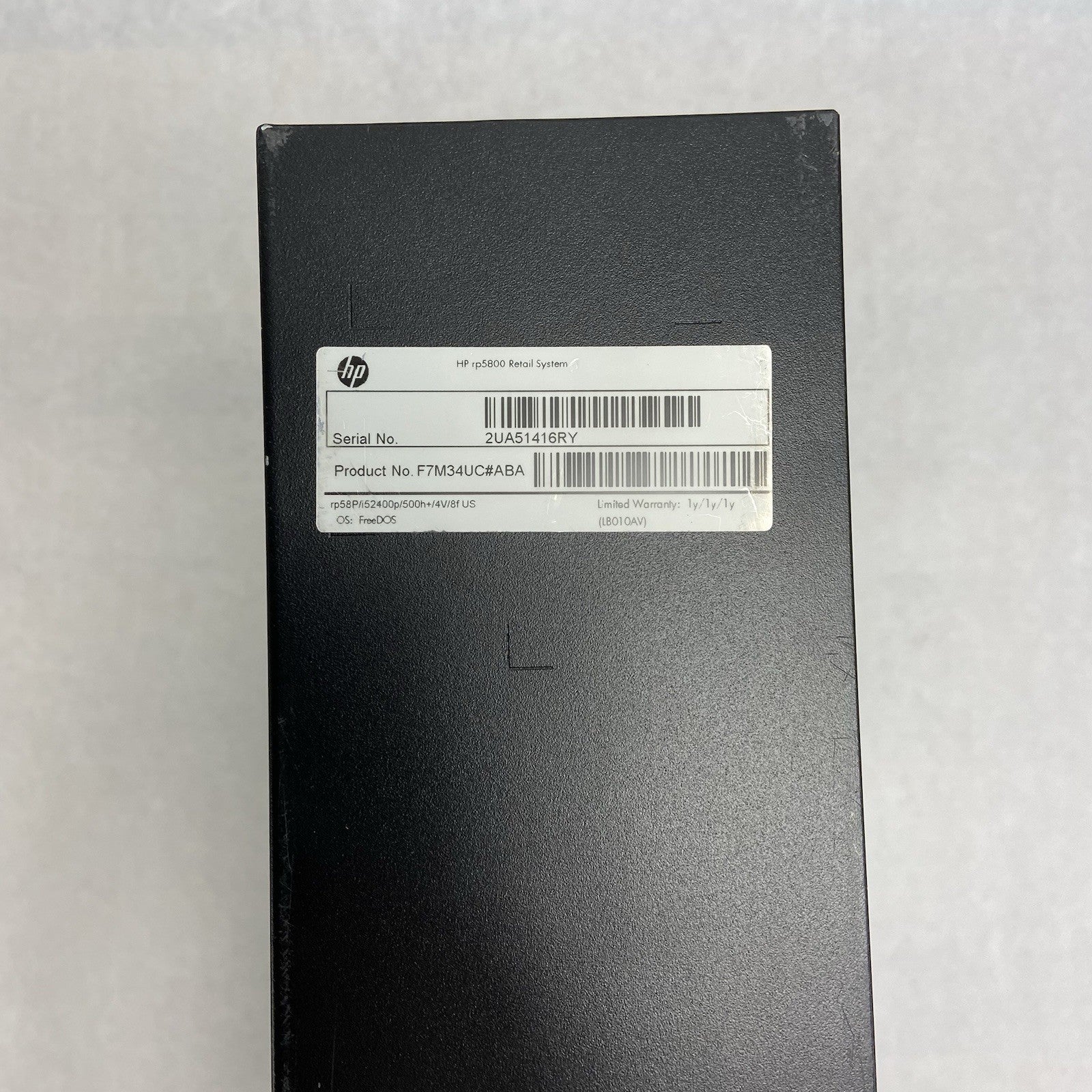 HP RP5800 DT Intel Core i5-2400 3.1GHz 4GB RAM No HDD No OS3