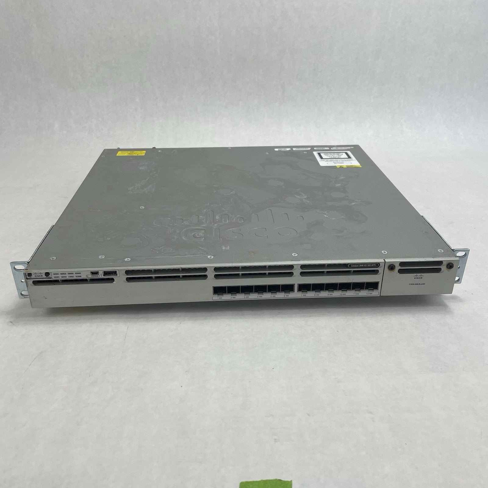 Cisco Catalyst C3850-12XS-S V02 12 Port 10GB SFP+ Fiber Tested & Reset1