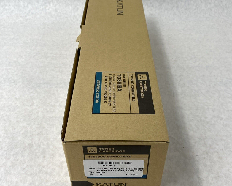Katun TFC50UC Compatible Cyan Toner Cartridge For Toshiba Color Copier/ Printers