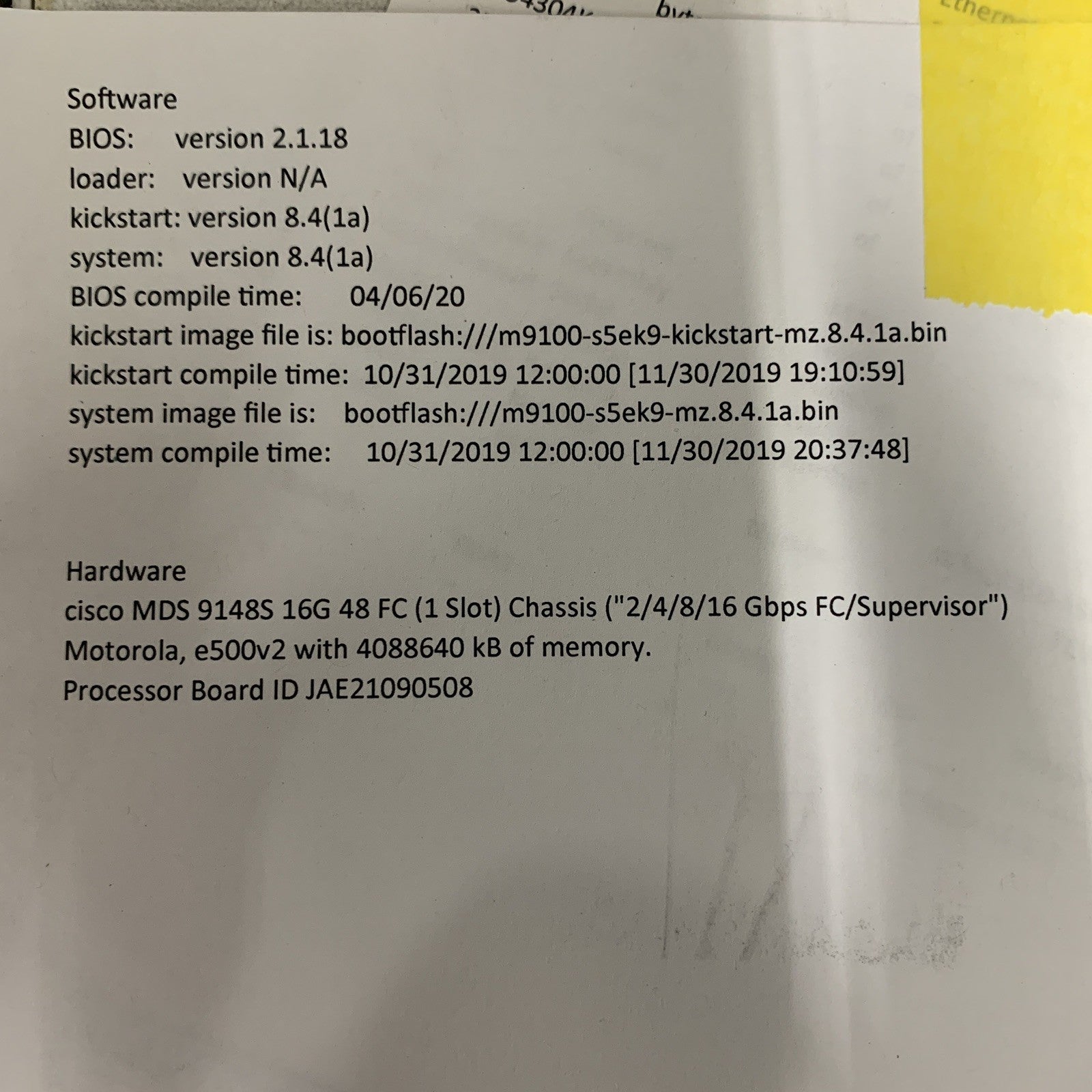 Cisco DS-C9148S-K9 MDS 9148S 16G Multilayer Fabric Switch Tested 2x Power Supply