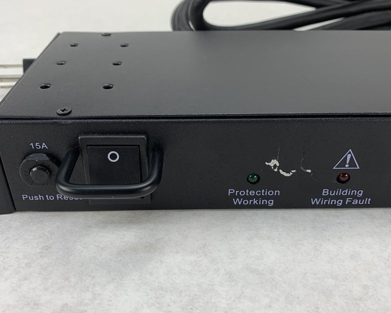 APC SurgeArrest Rackmount NET9RMBLK 120V 15A Power Distribution Unit - Tested