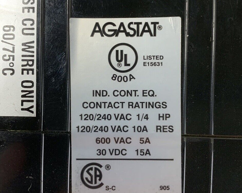 Agastat E7022SA004 Relay