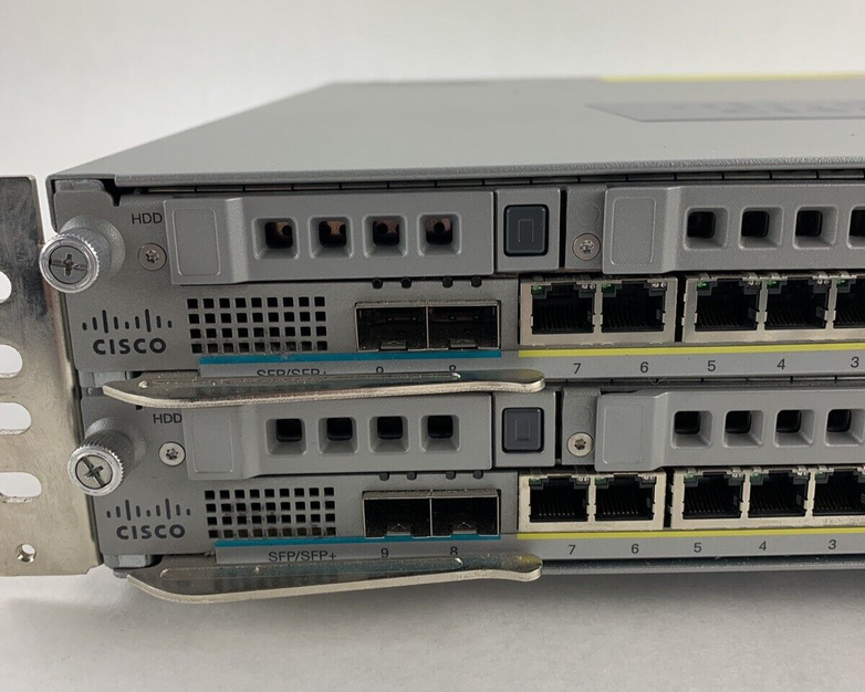 Cisco ASA 5585 8-Port Firewall Security Appliance 2x 5580-X SSP-10 Card No OS