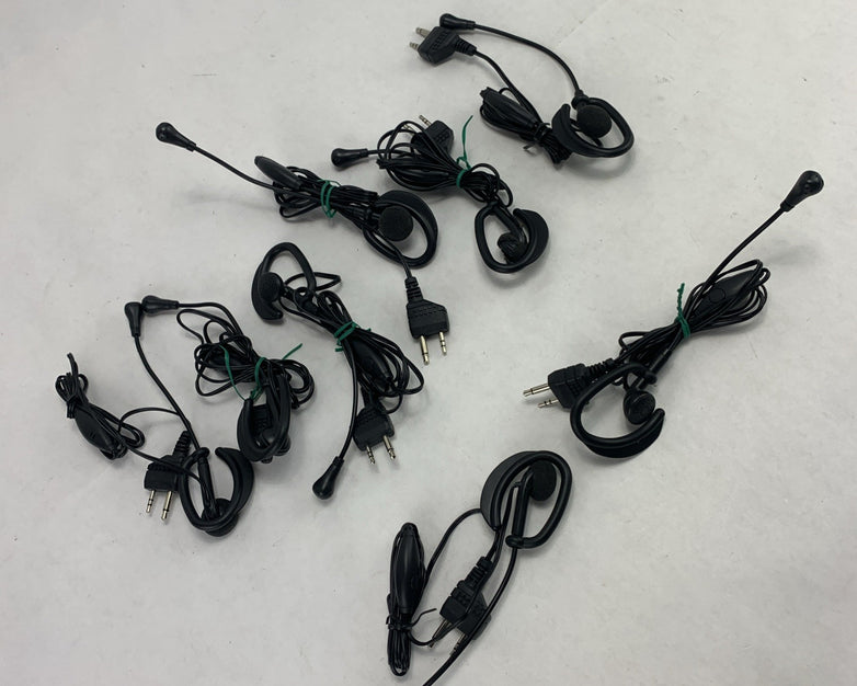 Midland AVP1 2-way Radio Headset with Boom Mic - Lot of 8