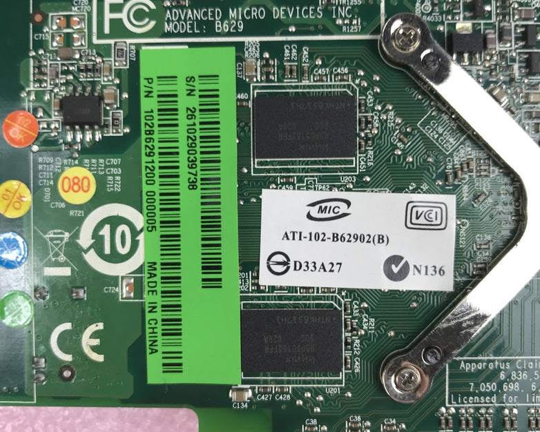 ATI Radeon B629 109-B62941-00 PCI-E Video Graphics Card 4.F3 (Lot of 5)