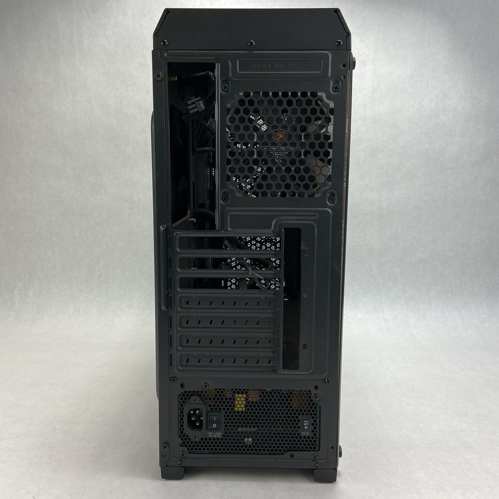 Cougar MX330-G Mid Tower Computer Case EVGA 650 G3 650W PSU4