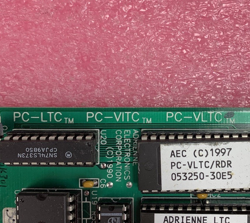 Adrienne Electronics ISA590 PC-LTC PC-VITC PC-VLTC ISA Card