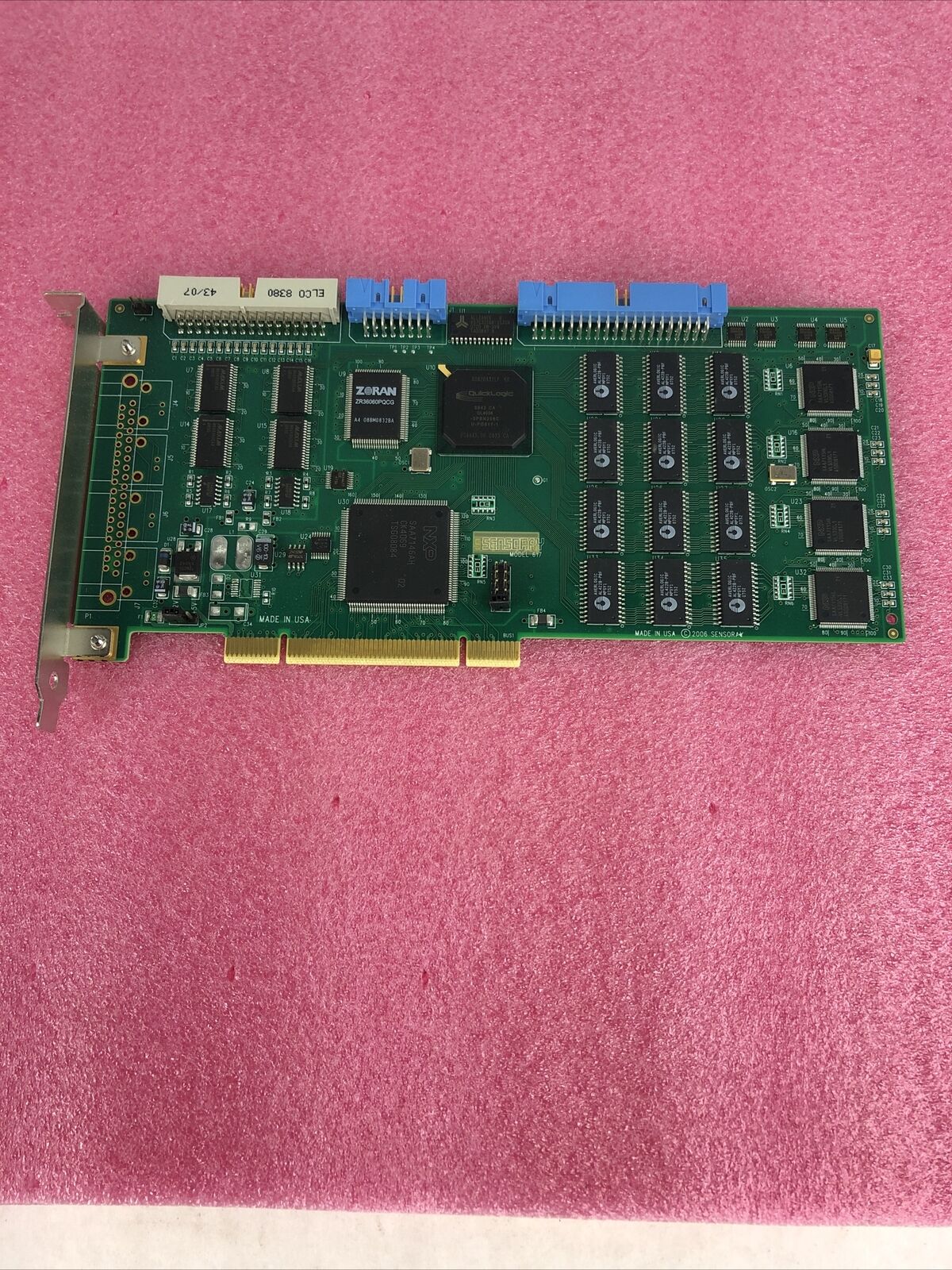 Sensoray PWB617 Rev B 16 Input JPEG Frame Grabber