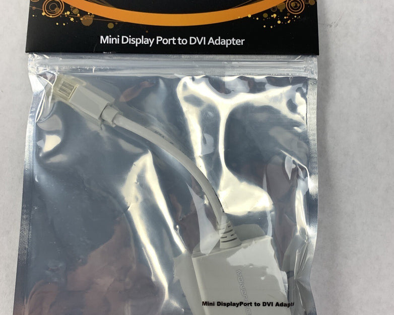 Monoprice Mini DisplayPort to DVI Adapter MDP-M-DVI-F (Lot of 3)