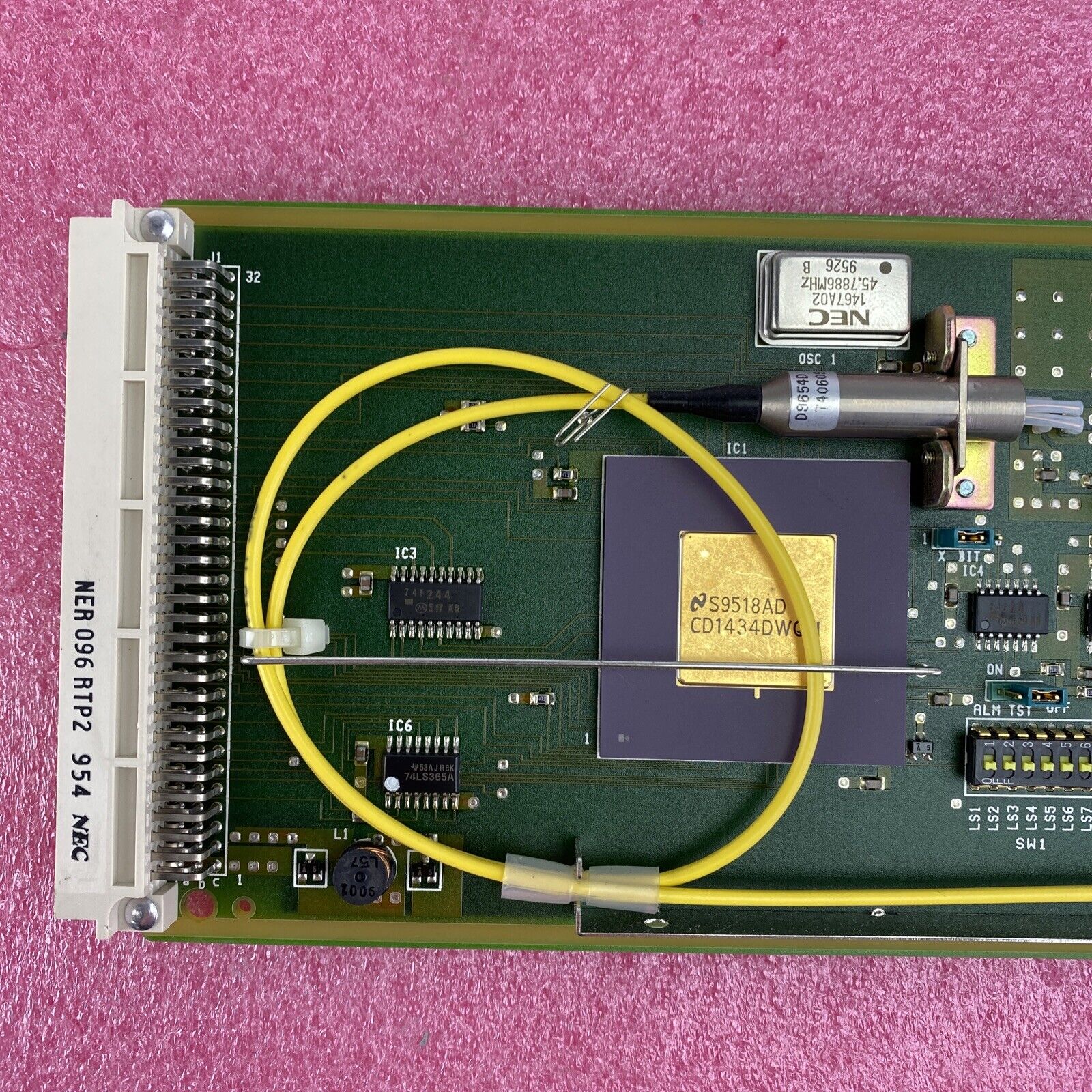 NEC X1038C2-V01A RC-28D Multiplexer Card 96-01 X1038 NER 096 RTP2 954 (Lot of 2)
