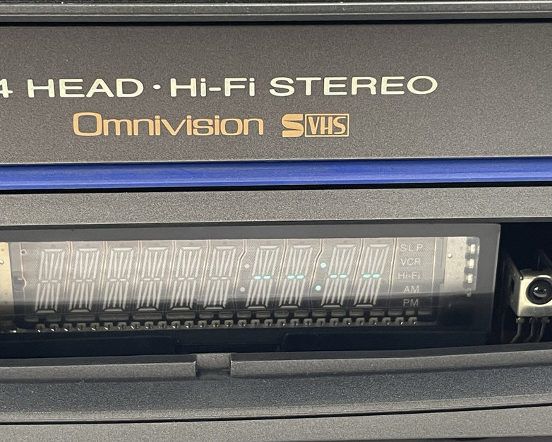 Panasonic Blue Line PV-VS4820 Omnivision Missing Faceplate Tested Working
