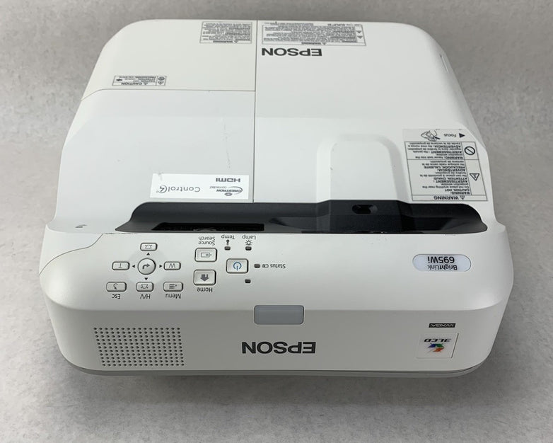 Epson PowerLite 695Wi H740A LCD Lamp Projector 712 Lamp Hours - No Remote