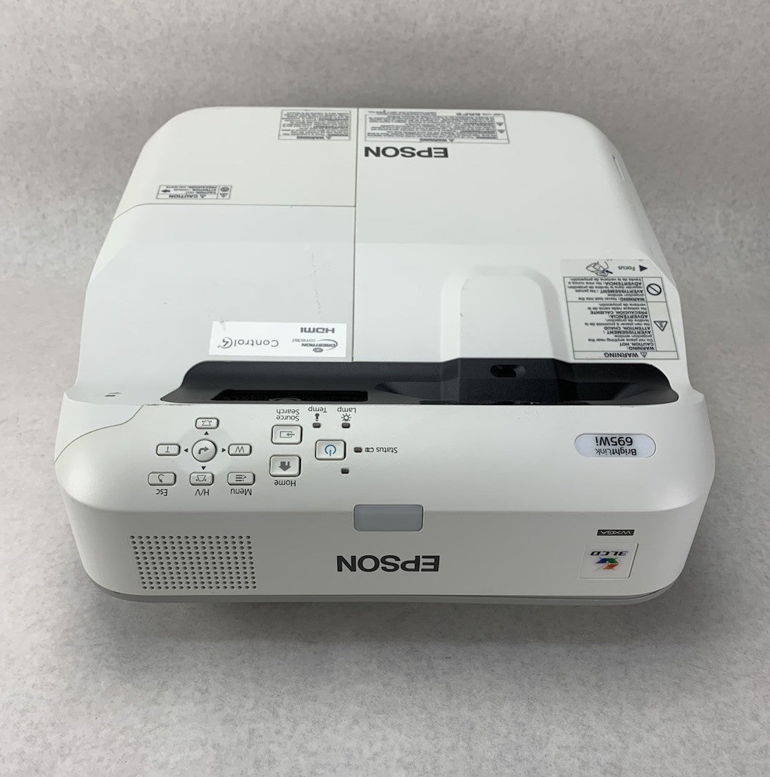 Epson PowerLite 695Wi H740A LCD Lamp Projector 712 Lamp Hours - No Remote3