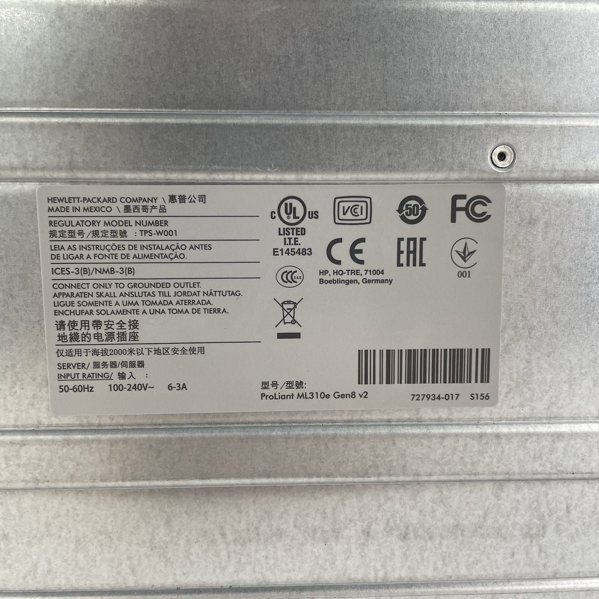 HP ProLiant ML310e Gen8 v2  Case Only - Untested10