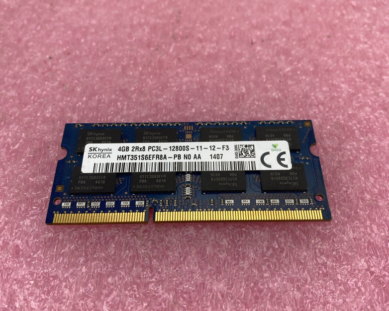 SK Hynix 4GB PC3L DDR3L 2Rx8 Laptop Memory Ram HMT351S6EFR8A-PB - Lot of 5