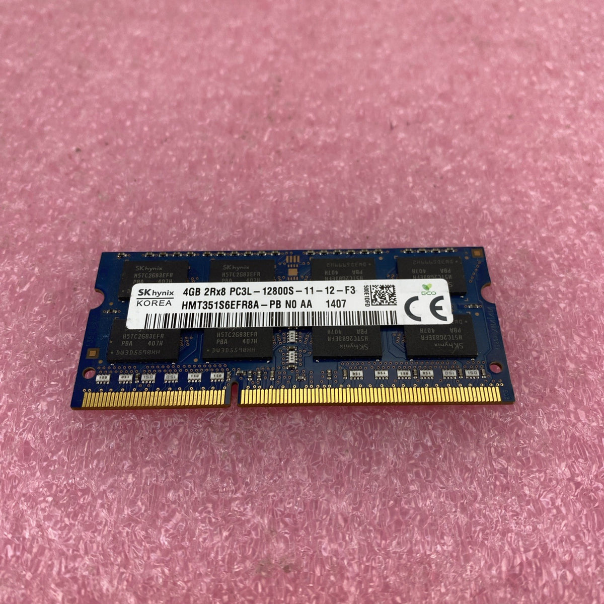 SK Hynix 4GB PC3L DDR3L 2Rx8 Laptop Memory Ram HMT351S6EFR8A-PB - Lot of 51