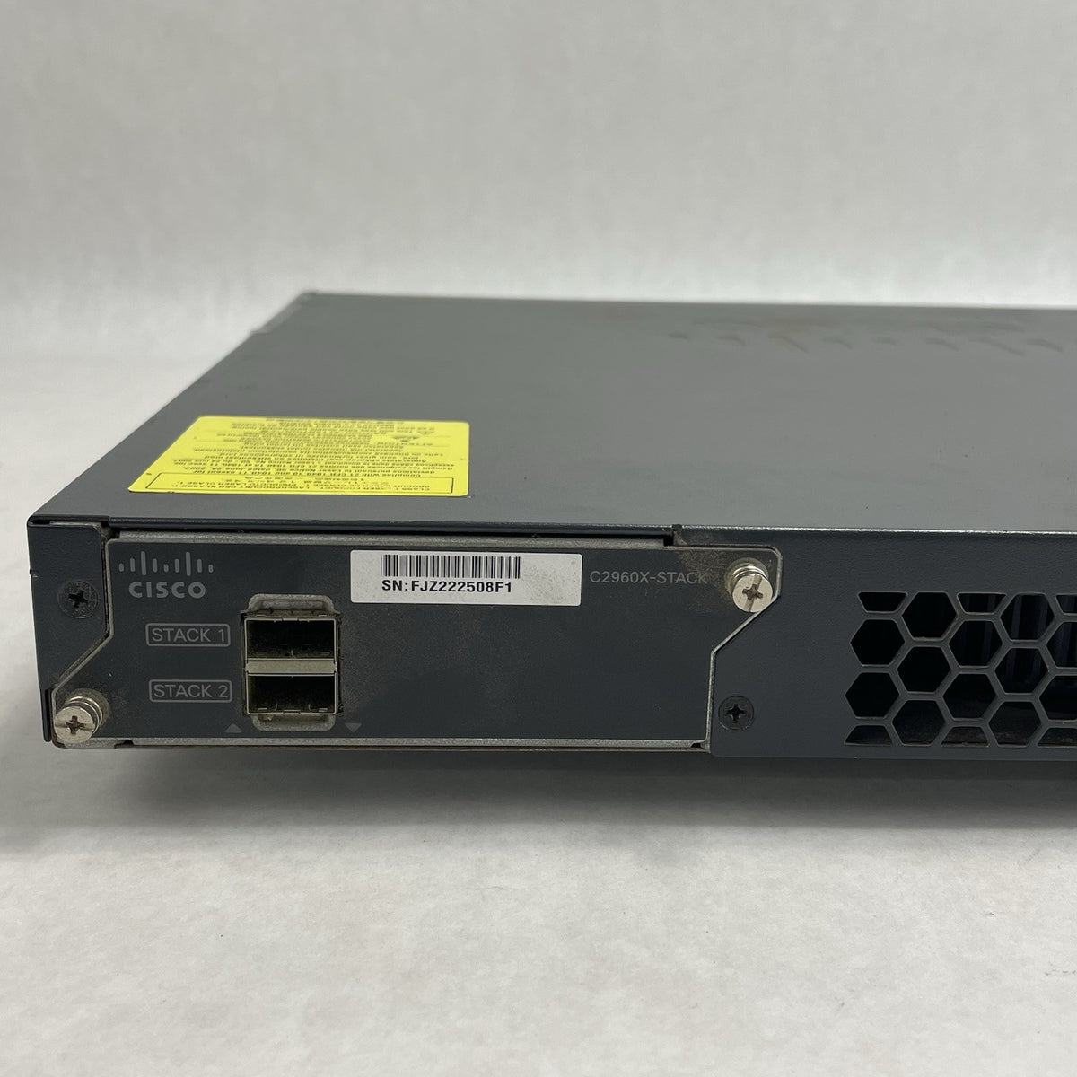 Cisco WS-C2960X-48FPS-L  V07 48 port GIG POE+ Switch Tested & Reset No Rack Ears6