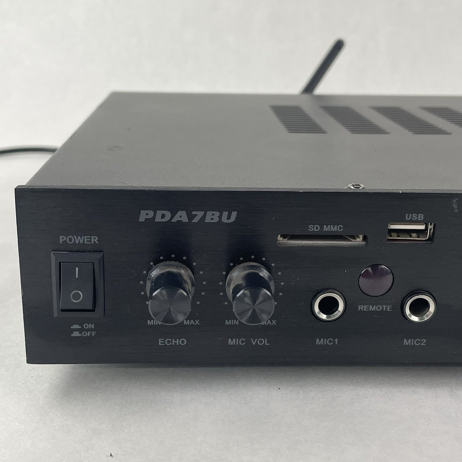 Pyle Home Amplifier Receiver 200W Digital AUX FM Antenna PDA7BU For Parts2