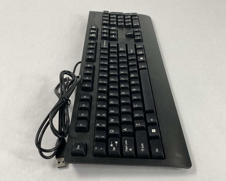Lenovo SK-8827 KBBH21 KU-1619 USB Wired Black Keyboards Tested (Mixed Lot of 4)