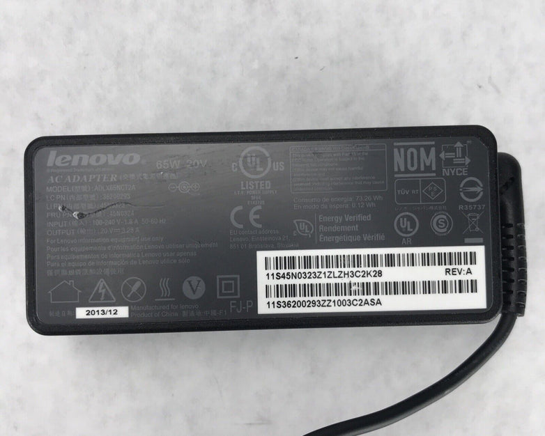 Lenovo ADLX65NCT2A AC Adapter 65W 20V 3.25A 45N0323 45N0324 36200293 (Lot of 12)