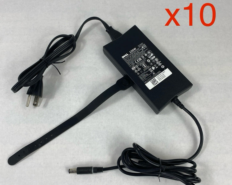 Dell HA130PM160 7.4mm Barrel 130W 19.5V 6.7A Charger AC Adapter (Lot of 10)