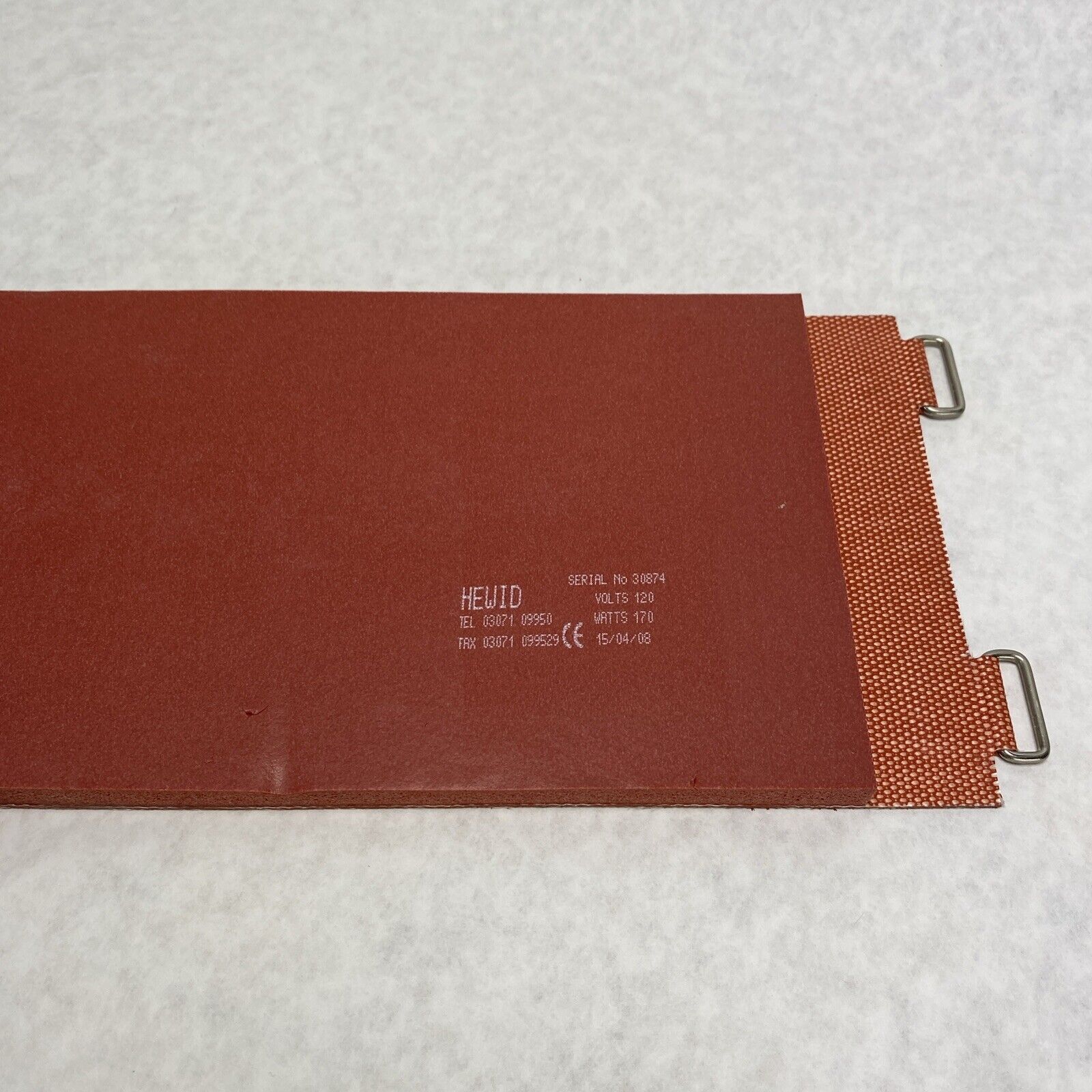 Sartorius BB-8842193 Hewid Fermentation Heating Pad 16.5" x 5" Tested & Working