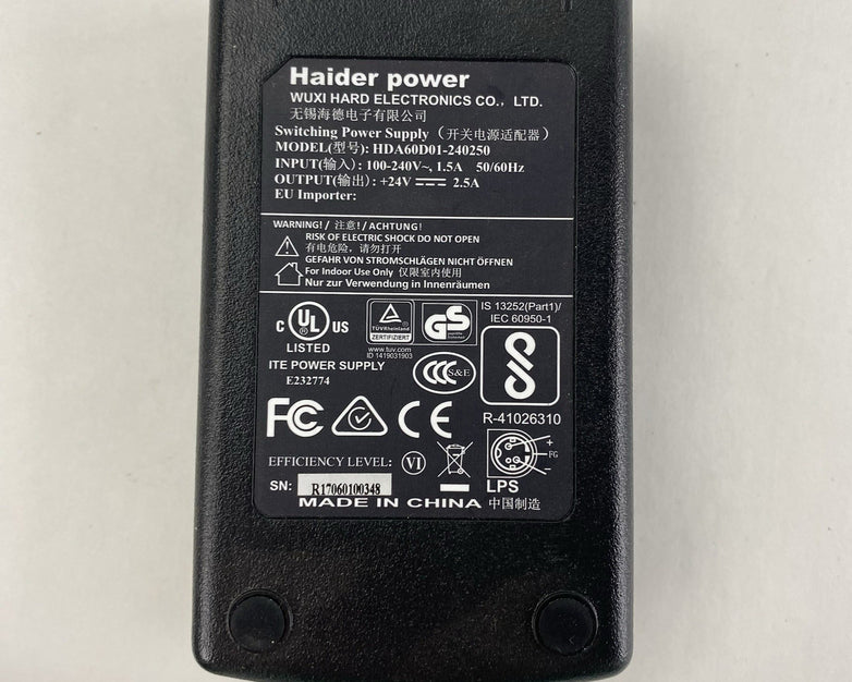 Haider Power HDA60D01-240250 Switching Power Supply No Power Cord Lot of 2
