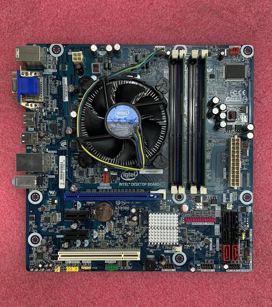 Intel DH55TC Motherboard Intel Core 2 Duo Q9800 2.66GHz 2GB RAM w/ Shield