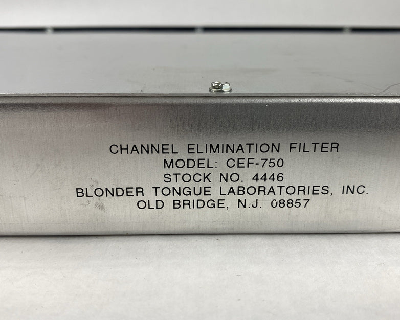 Blonder Tongue CEF-750 Channel Elimination Filter