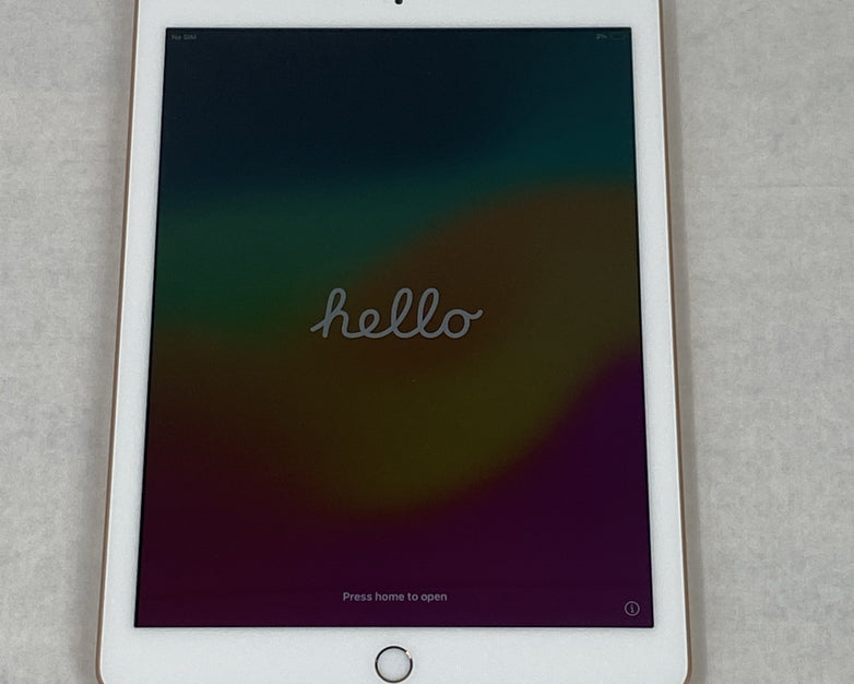 Apple iPad 6th Gen A1954 128GB 9.7" Wi-Fi Gold IOS 17.7.10