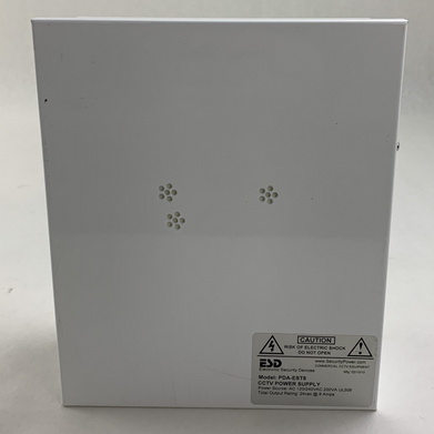 ESD PDA-EST8 CCTV Power Supply Box Untested
