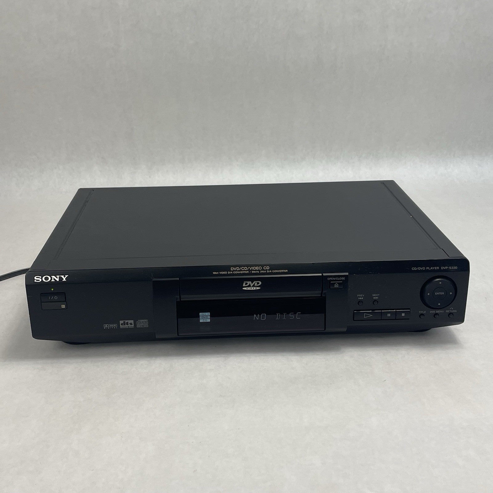 Sony DVP-S330 DVD/CD/Video Player Tested1
