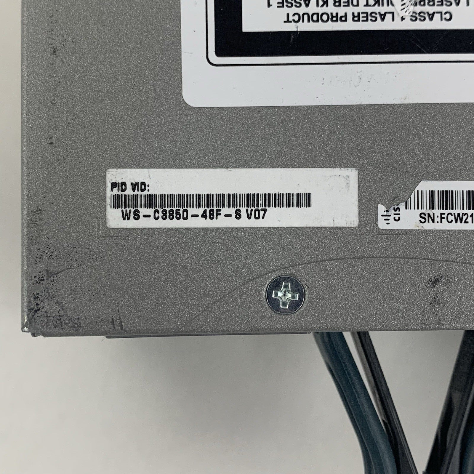 Cisco WS-C3850-48P-L V07 48-Port PoE Switch Tested w/ C3850-NM-4-10G 1x PSU8