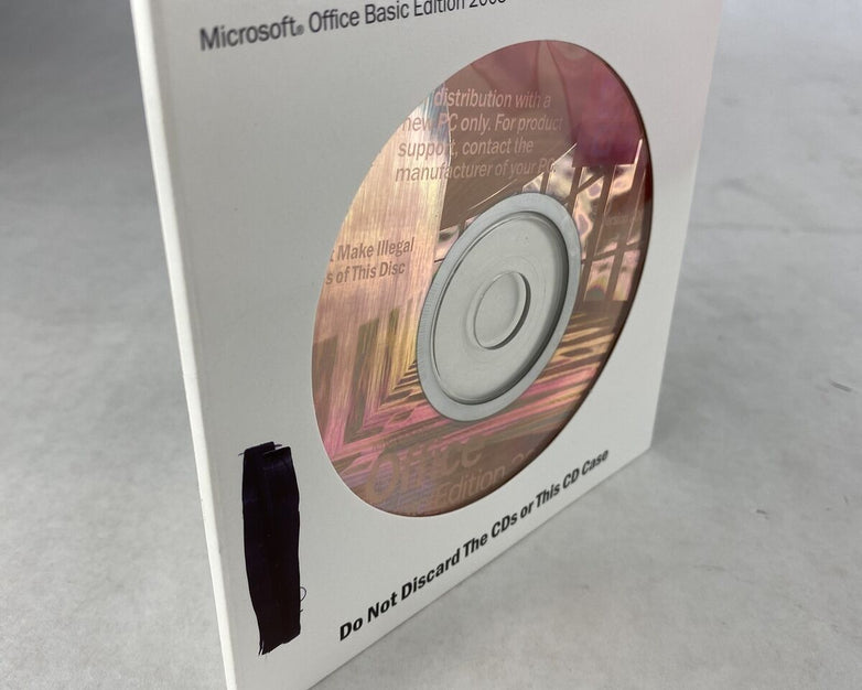 Microsoft Office 2003 MS Basic Edition Full English for Dell 0T1613 (Lot of 5)