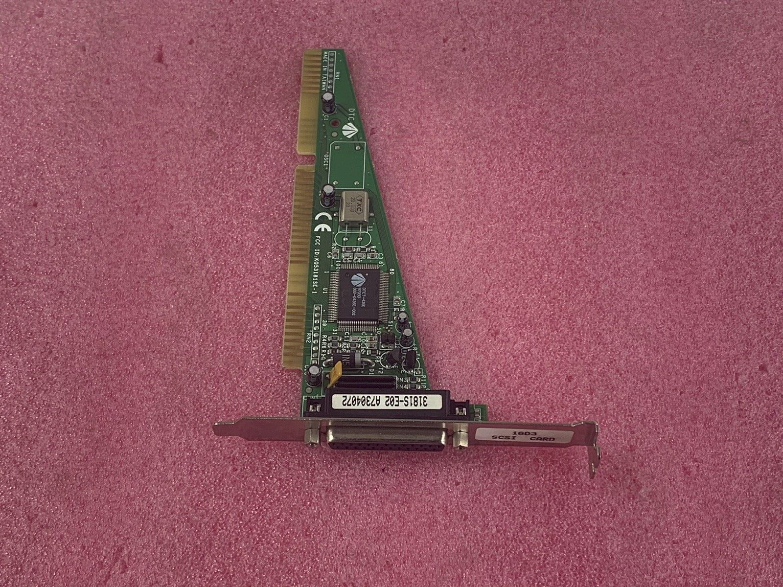 DTC 31815-E01 REV.2A SCSI ISA Card FCCID: KQ53181SE-1 3181S-E02 A7304072