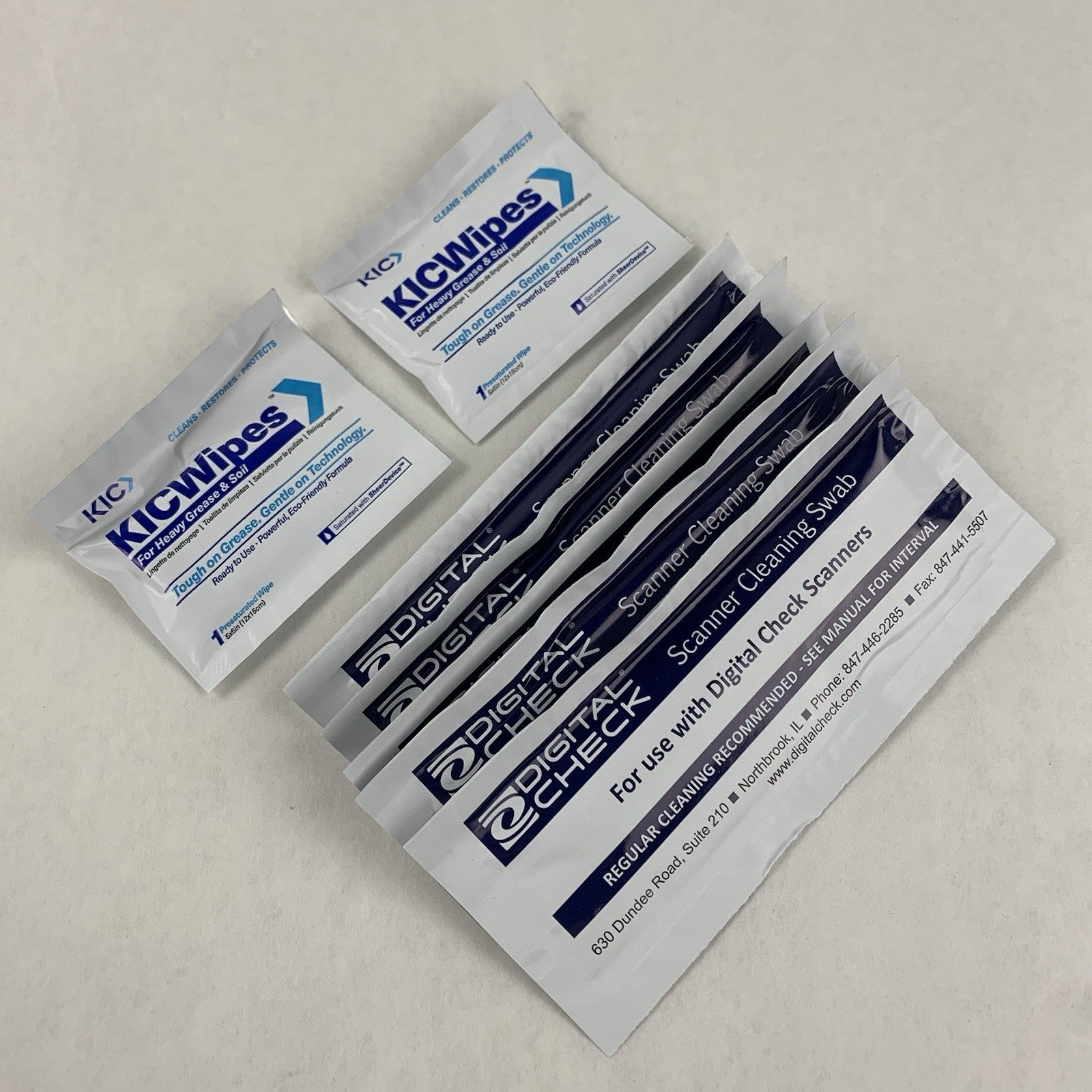 Digital Check Cleaning Kit IS0035 25x Waffletechnology Cards 5x Swabs 2x Wipes8