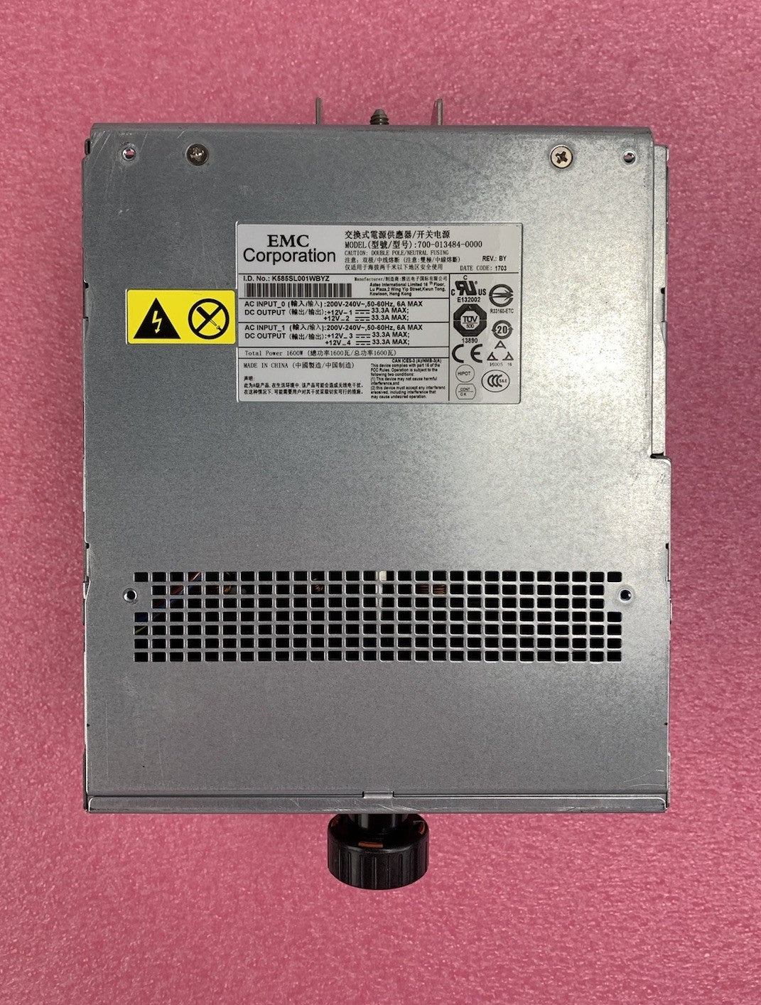 EMC Corp 700-013484-0000 1600W Power Supply