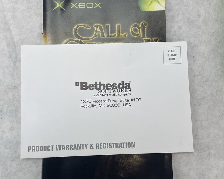 Call of Cthulhu Dark Corners of the Earth Xbox Complete CIB