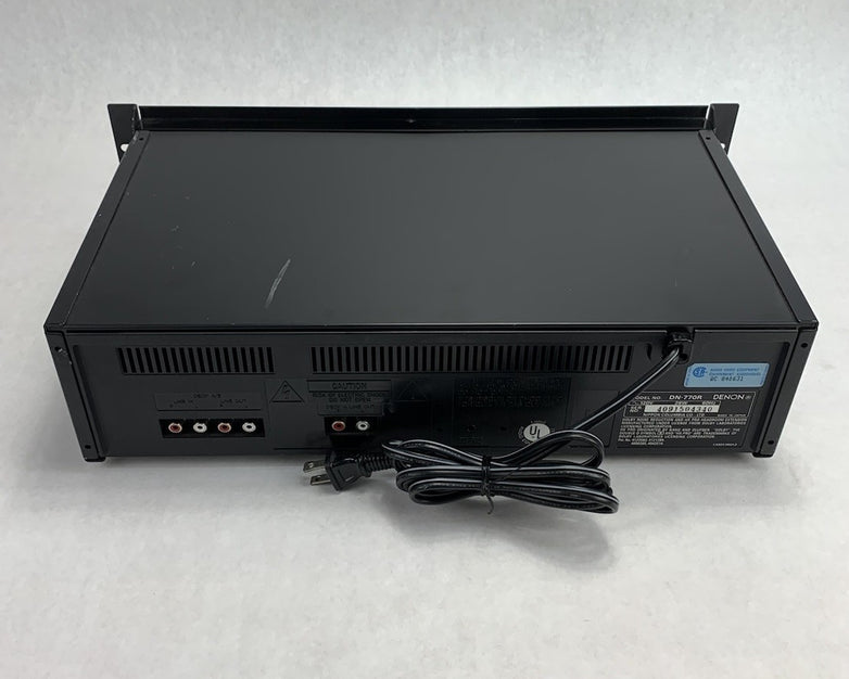 Denon DN-770R Stereo Double Casette Tape Deck - Parts or Repair