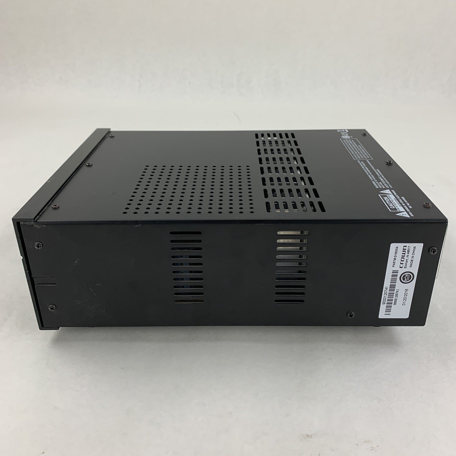 Crown 160MA Commercial Mixer Amplifier 4 Input 60W Ohm 1-2 Power Tested